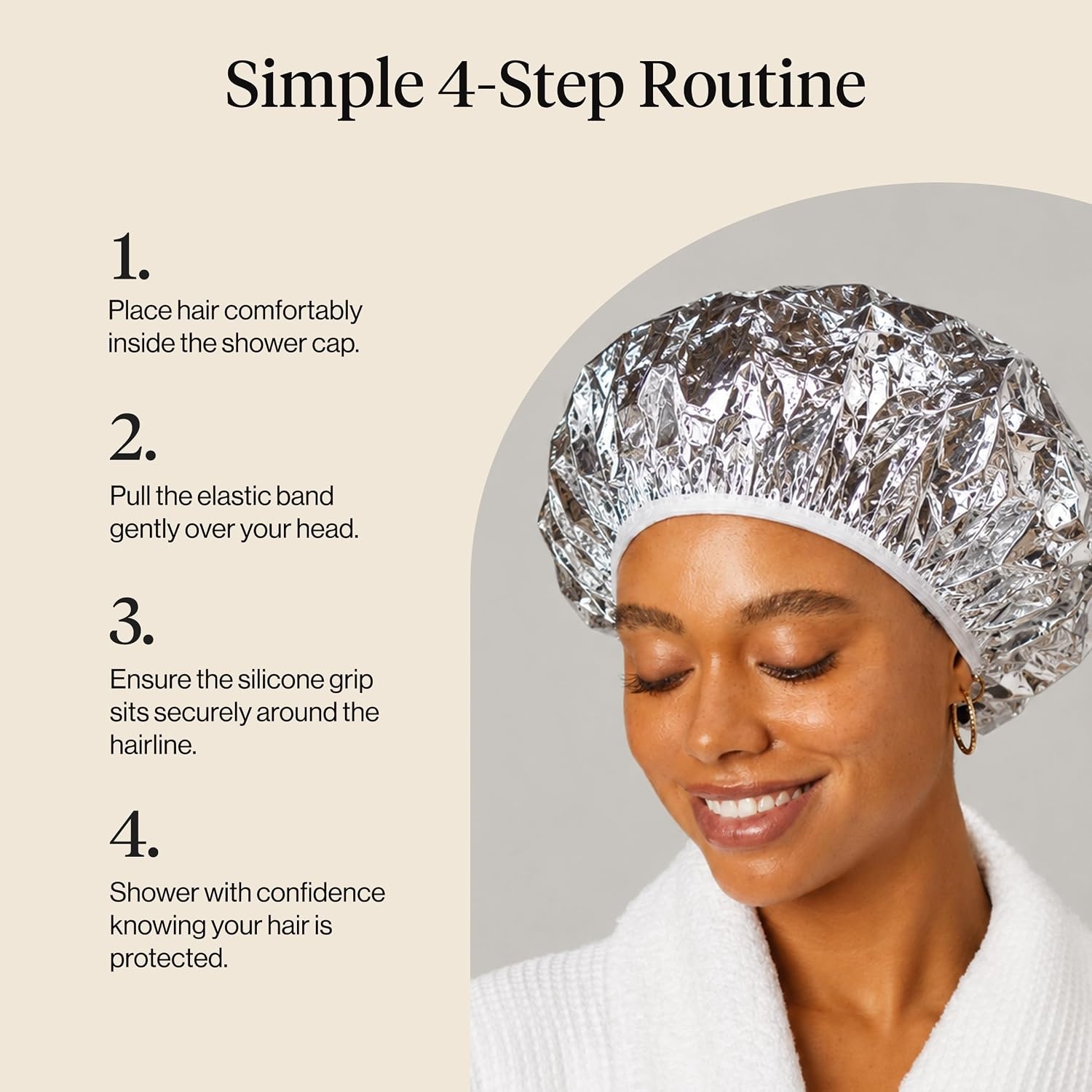image:imageKitsch Aluminum Foil Heat Cap for Deep Conditioning