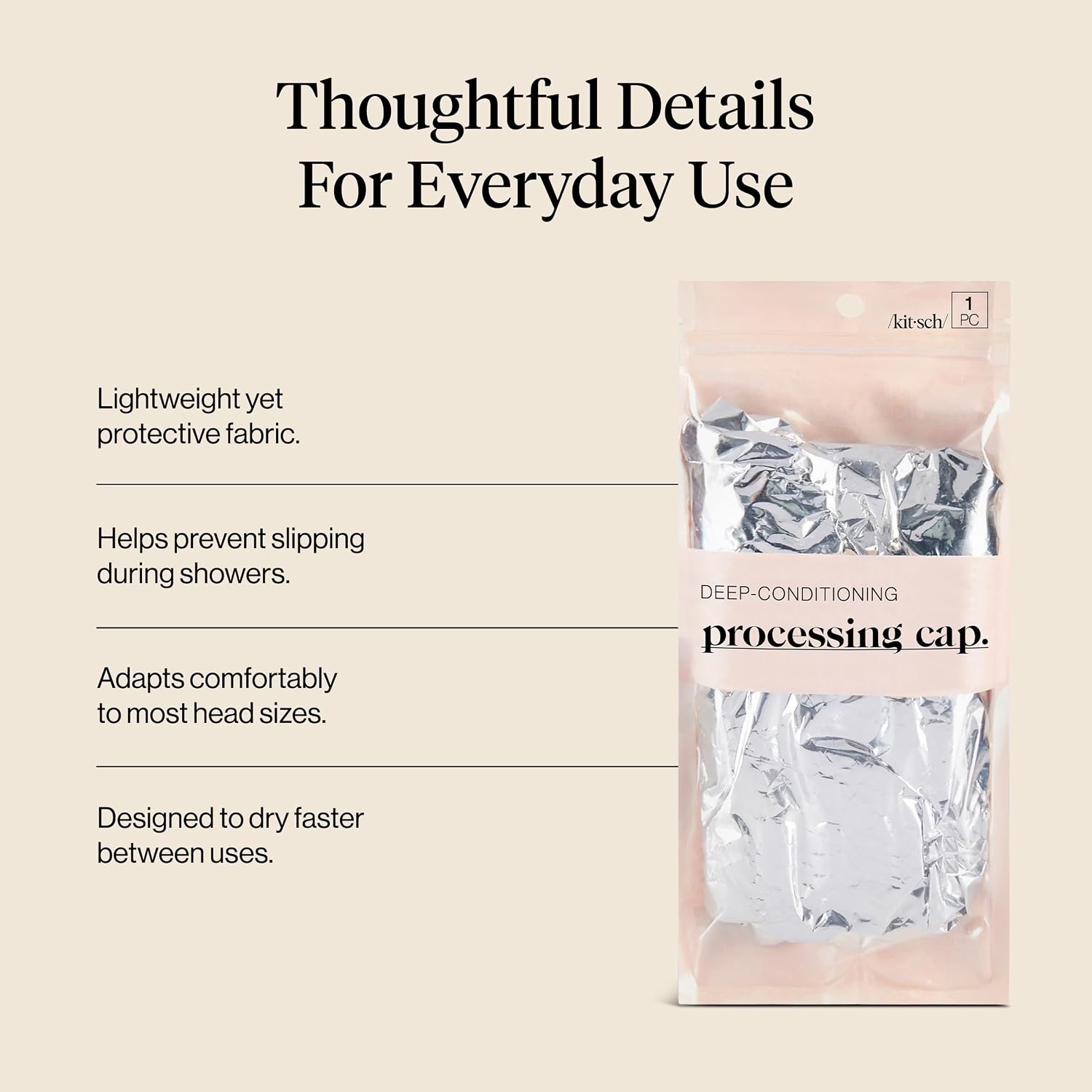 image:imageKitsch Aluminum Foil Heat Cap for Deep Conditioning
