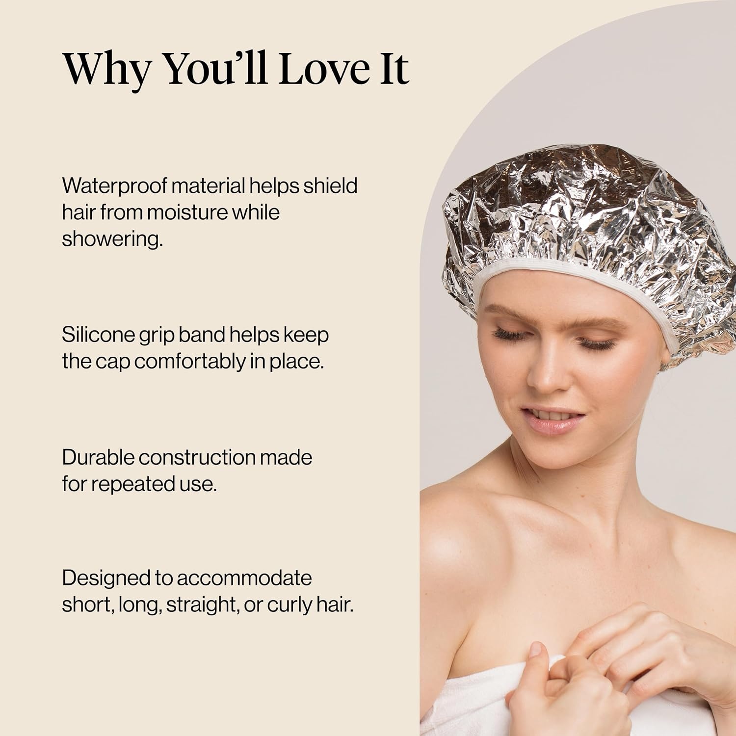 image:imageKitsch Aluminum Foil Heat Cap for Deep Conditioning